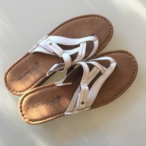 Natural Soul by Naturalizer White Strappy Sandals